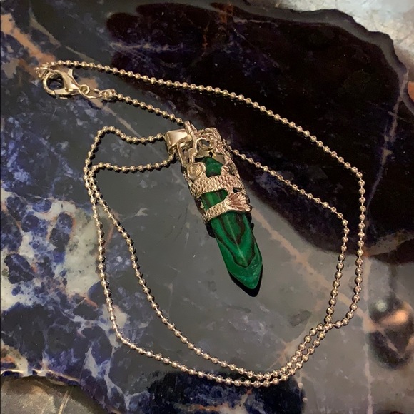 SALE!! Pendulum necklace with dragon detail NWOT - Picture 4 of 5